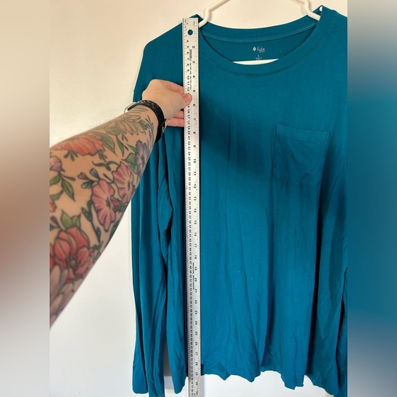 Kyte Long Sleeve Men’s Blue Top Large - Picture 3 of 6